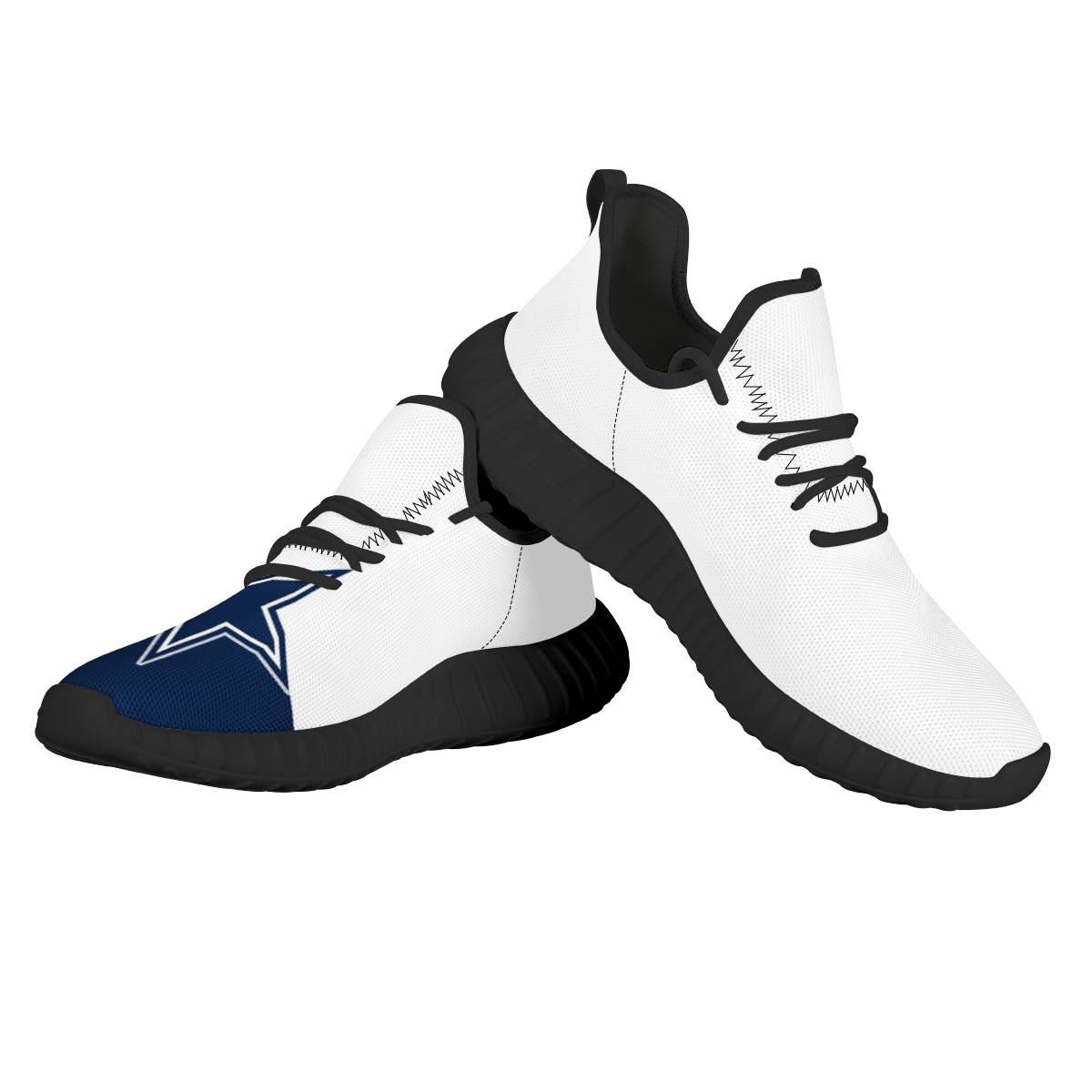 Women's NFL Dallas Cowboys Mesh Knit Sneakers/Shoes 003
